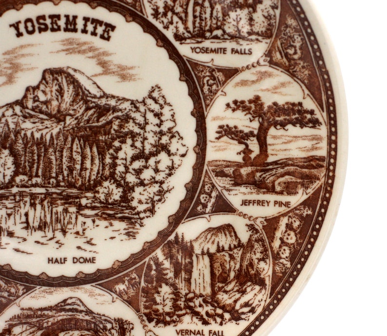vintage Yosemite souvenir plate image 2