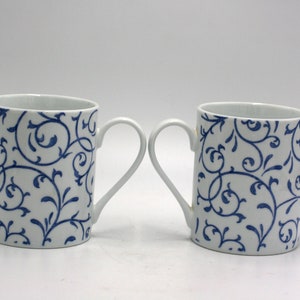 vintage Spode Blue Indigo coffee mugs image 2