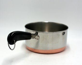 vintage Revere Ware 1.5 Quart Saucepan 1995