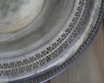 vintage silver plate bowl