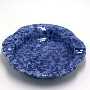 vintage Haeger blue spatter ashtray image 1