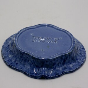 vintage Haeger blue spatter ashtray image 4