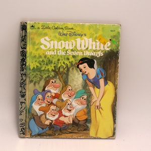 vintage Little Golden Book Snow White and the Seven Dwarfs/1993