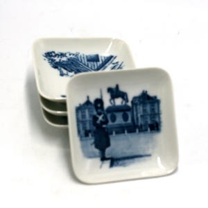 vintage Royal Copenhagen Small Plates Wall decor Made in Denmark