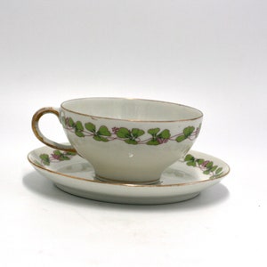 vintage Wm Guerin porcelain teacup made in France Limoges