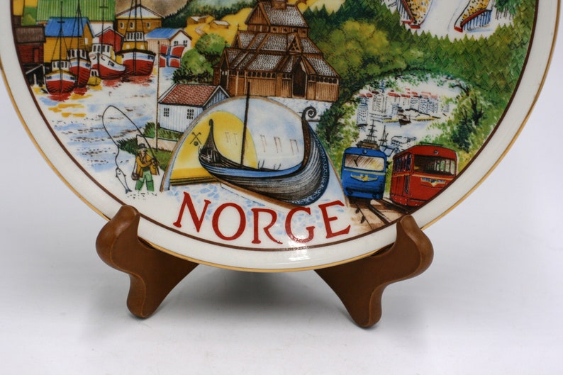 vintage Figgjo Norway Norge Plate image 3