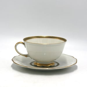 vintage Hutschenreuther Selb Porcelain Cup and Saucer made in Bavaria