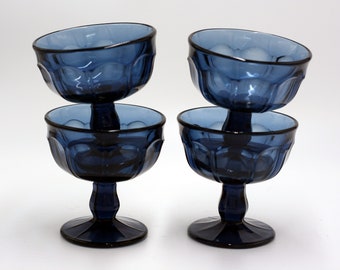 vintage Noritake Provincial Blue sherbet cups/set of four