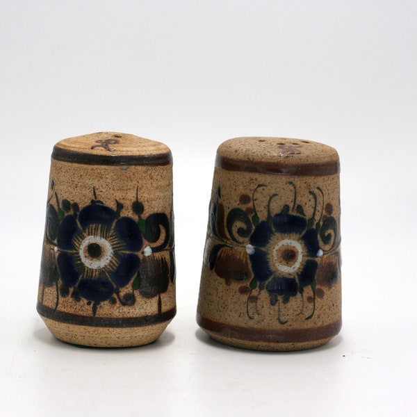 vintage Tonala salt and pepper shakers made in Mexico