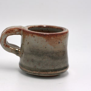 vintage stoneware hand thrown coffee mug
