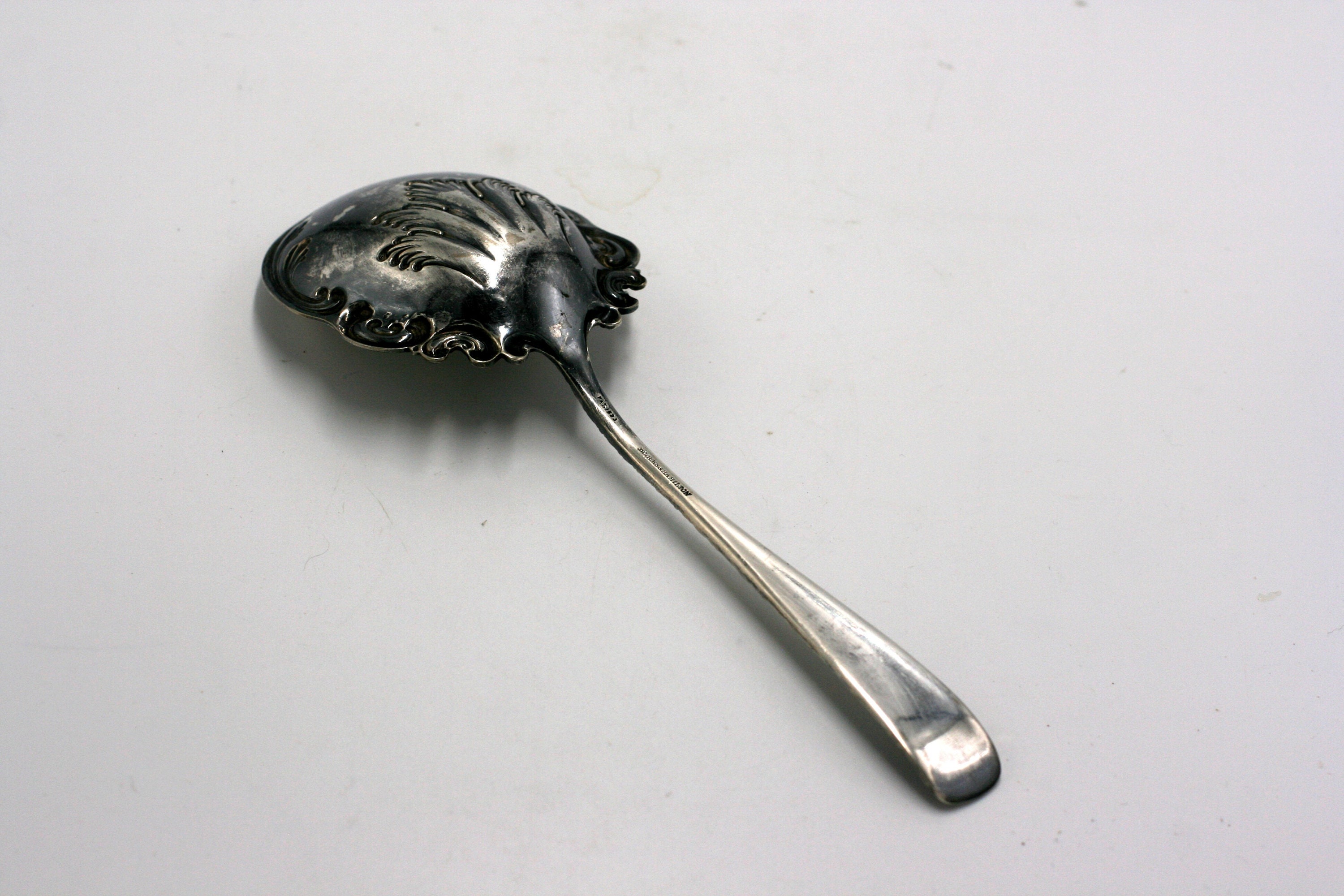 Vintage Rogers Hamilton Silver Plate Serving Spoon Etsy