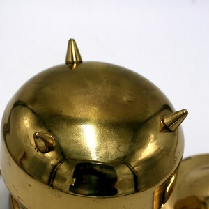 vintage brass footed cauldron image 6
