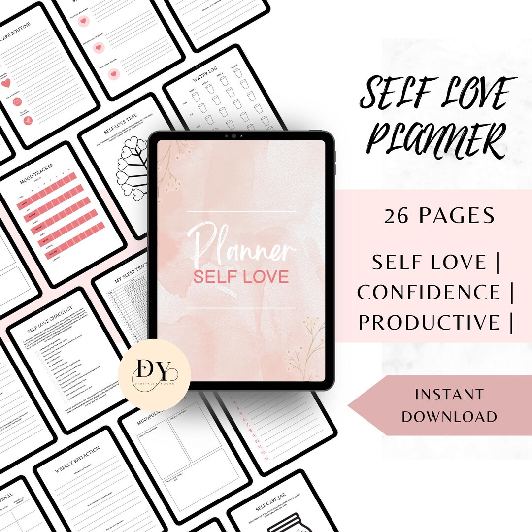Self Love Planner | Digital Product - Etsy