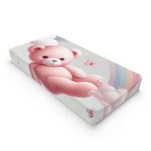 かわいいクマのベビーチェンジングパッドカバー、柔らかい保育室用寝具、ベビーシャワーギフト、幼児室の装飾、性別を問わないベビー必需品