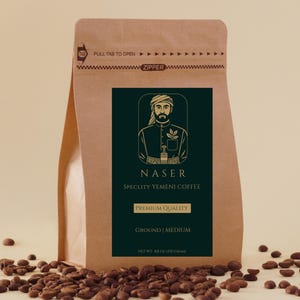 Premium Yemeni Mocha Coffee | Rare Single Origin, Handpicked, Rich & Authentic Flavor | Speciality Arabica Coffee | Ground Medium Roast
