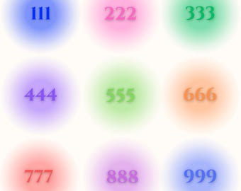 天使の数字、顕現、顕現、宇宙、運命、兆候、222、444、333、111、1111