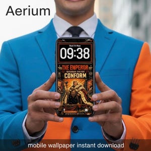 Cyberpunk-OLED-Handy-Hintergrundbild, Neon-Dystopie-Sperrbildschirm, düsterer digitaler Download