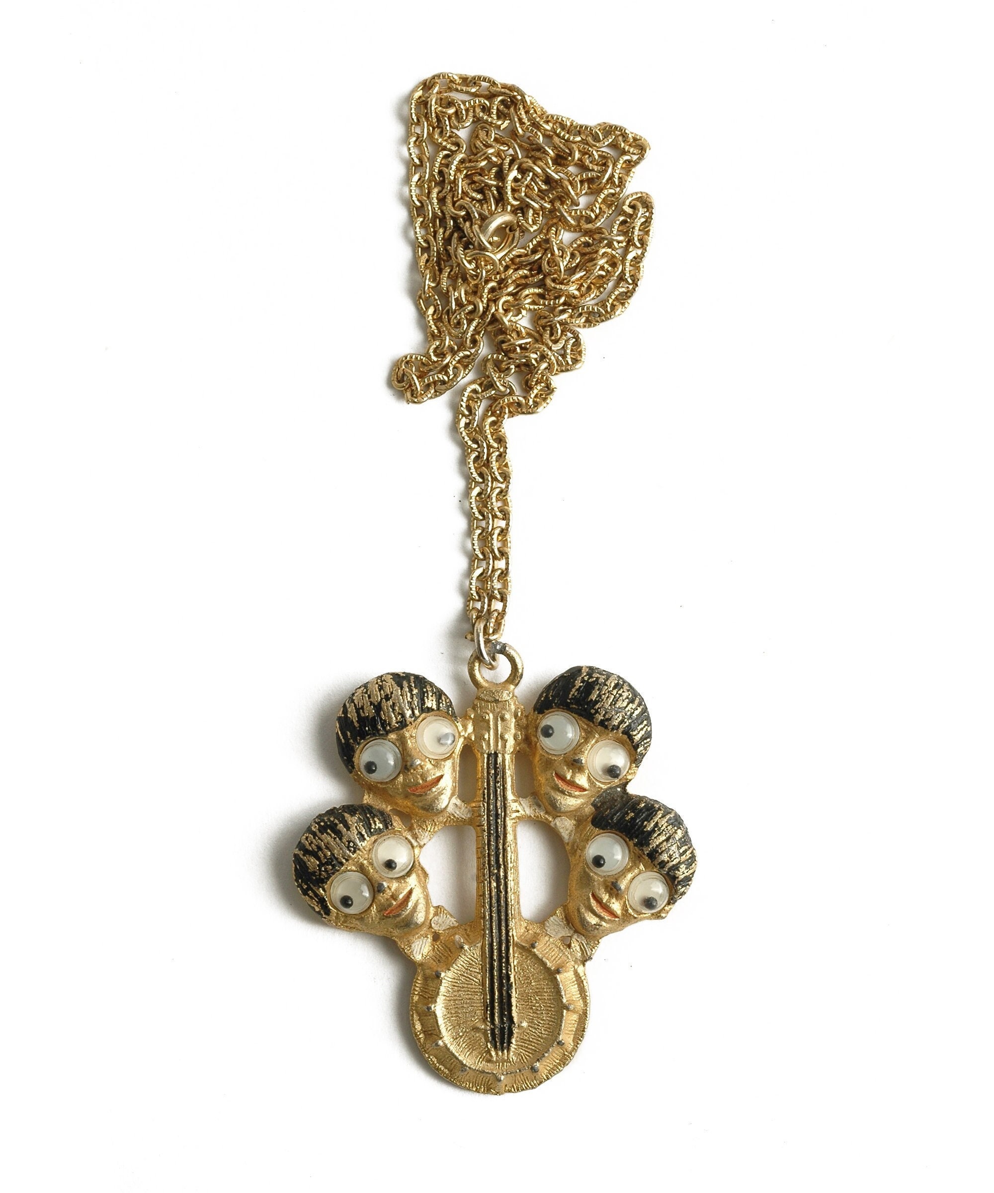 Rare BEATLES Pendant Necklace Vintage 