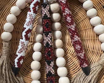 Rhinestone Valentine’s Day Heart XO Bling Pen