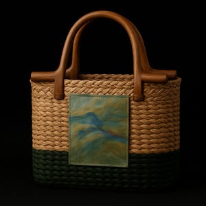 Summer Picnic Woven Bag