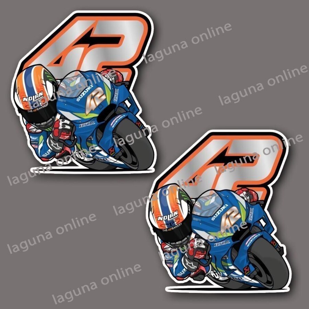 Alex Rins Logo Gloss Weatherproof Decal Sticker 1 - Etsy