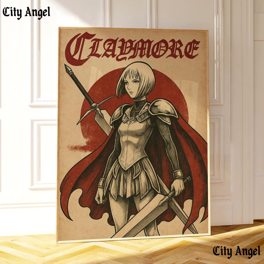 Claymore Poster - Etsy