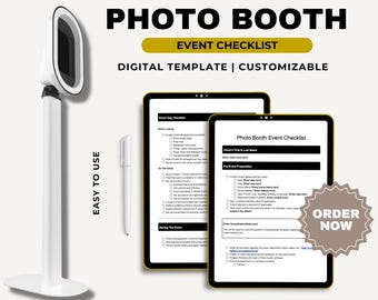 Photobooth Event Checklist Template