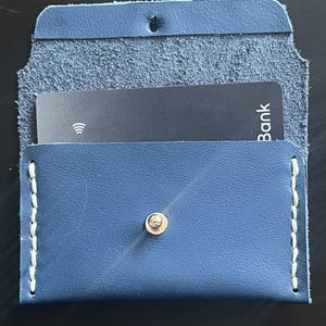 Etui en cuir pour carte bancaire, de cantine, de transport...
