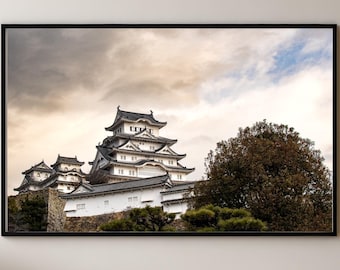 Himeji Castle Fine Art Photography Print — Winter Japan Travel, UNESCO World Heritage