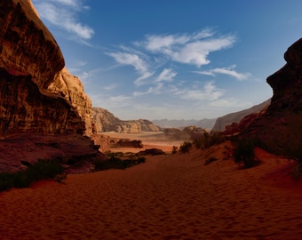 Wadi Rum Print - Stunning Desert Photography Wall Art, Nature Decor for Home & Office, Unique Gift Idea, Desert Landscape Art