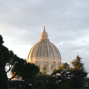 St Peter&#39;s Basilica Print | Vatican City Photography | Catholic Wall Art | Religious Home Decor | Italy Travel Gift