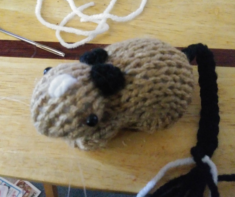 Knitted Gerbil Spotted Siamese image 2