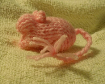Knitted Gerbil 19 -  Pink
