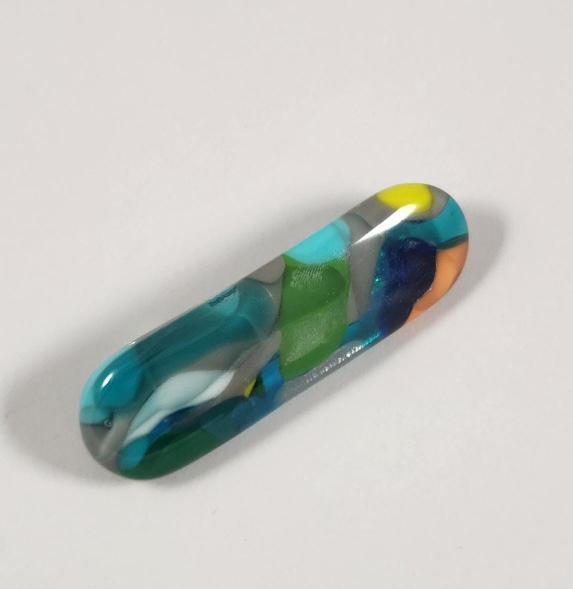 Fused Glass Hair Barrette - Etsy display picture 2