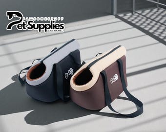 Pet Travel Tote | Soft Carrier Bag | Breathable Cat Holder | Adjustable Interior Strap Handle | Cozy Pad Liner | Lightweight Crate Purse