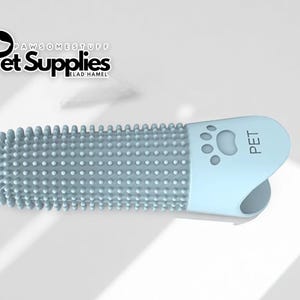 Pet Toothbrush Cleaner | Cat Dog Brush | Tartar Scraper Tool | Silicone Dental Glove | Oral Hygiene Aid | Tooth Care Kit