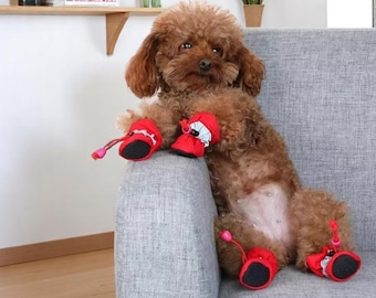 Dog Winter Warm Boots | Waterproof Pet Shoes | Anti-Slip Rain Design | Cozy Footwear Dogs | Outdoor Adventure Gear for Pets