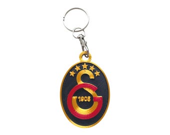 5 jaar kişiselleştirilmiş Galatasaray anahtarlık / gepersonaliseerde Galatasaray sleutelhanger