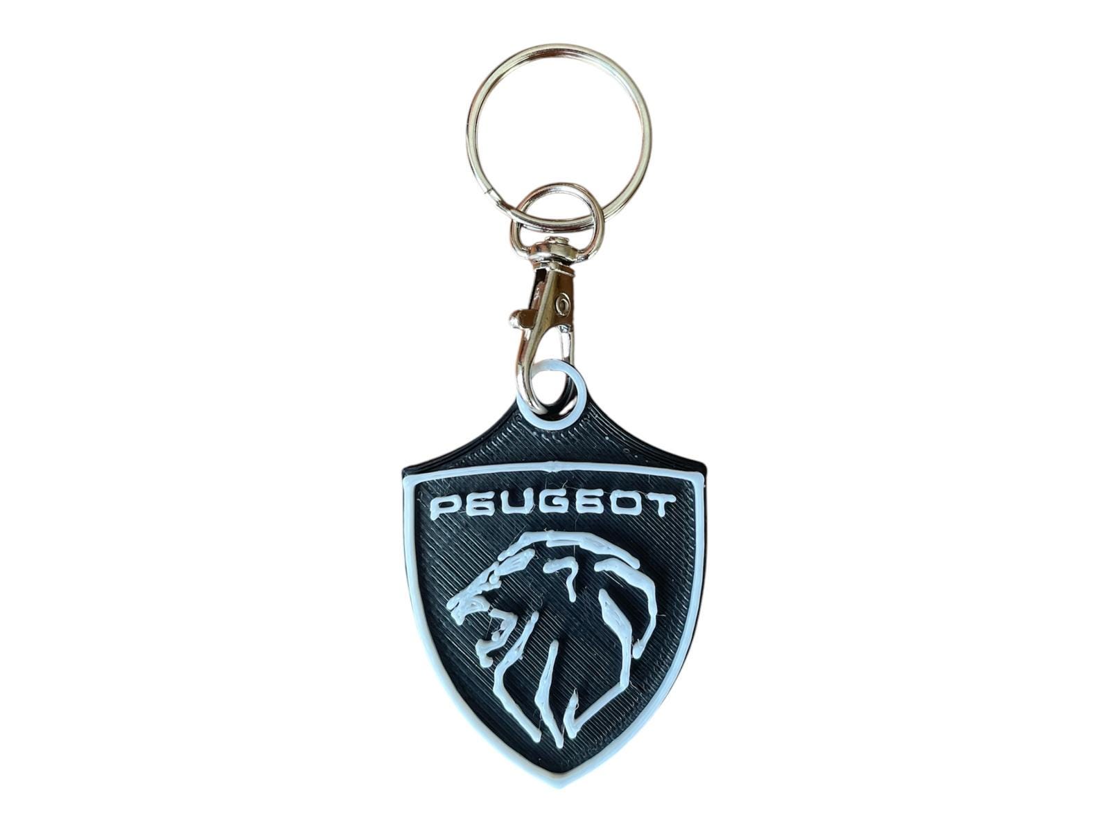 Porte Clé Voiture Peugeot Porte-clu00e9s De Voiture En Mu00e9tal