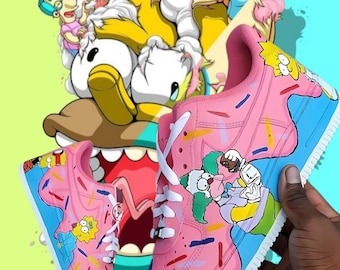 hand painted sneakers