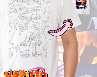 Blank T-shirts to Paint, Customize Your Own Design, Anime Coloring T-shirts, Create Your Unique Style anime coloring t-shirt
