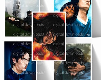 Individual Digital Download - (Not a bundle) The Poppy War | Babel - Oil Painting