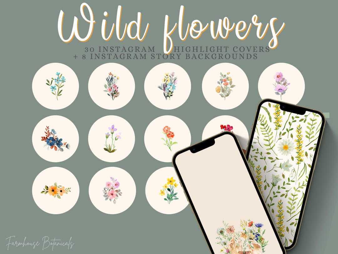 Flowers Instagram Highlight Covers