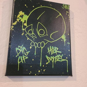 Custom Skull Canvas