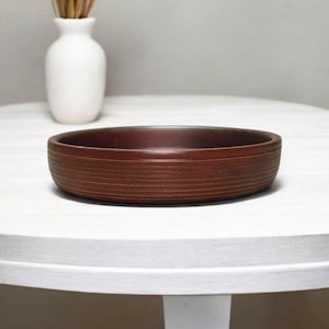 Ketsi 18 cm, frying pan without lid, without handles, handmade clay pan, clay dish, clay pottery, ceramics pan for gift, gift for mother