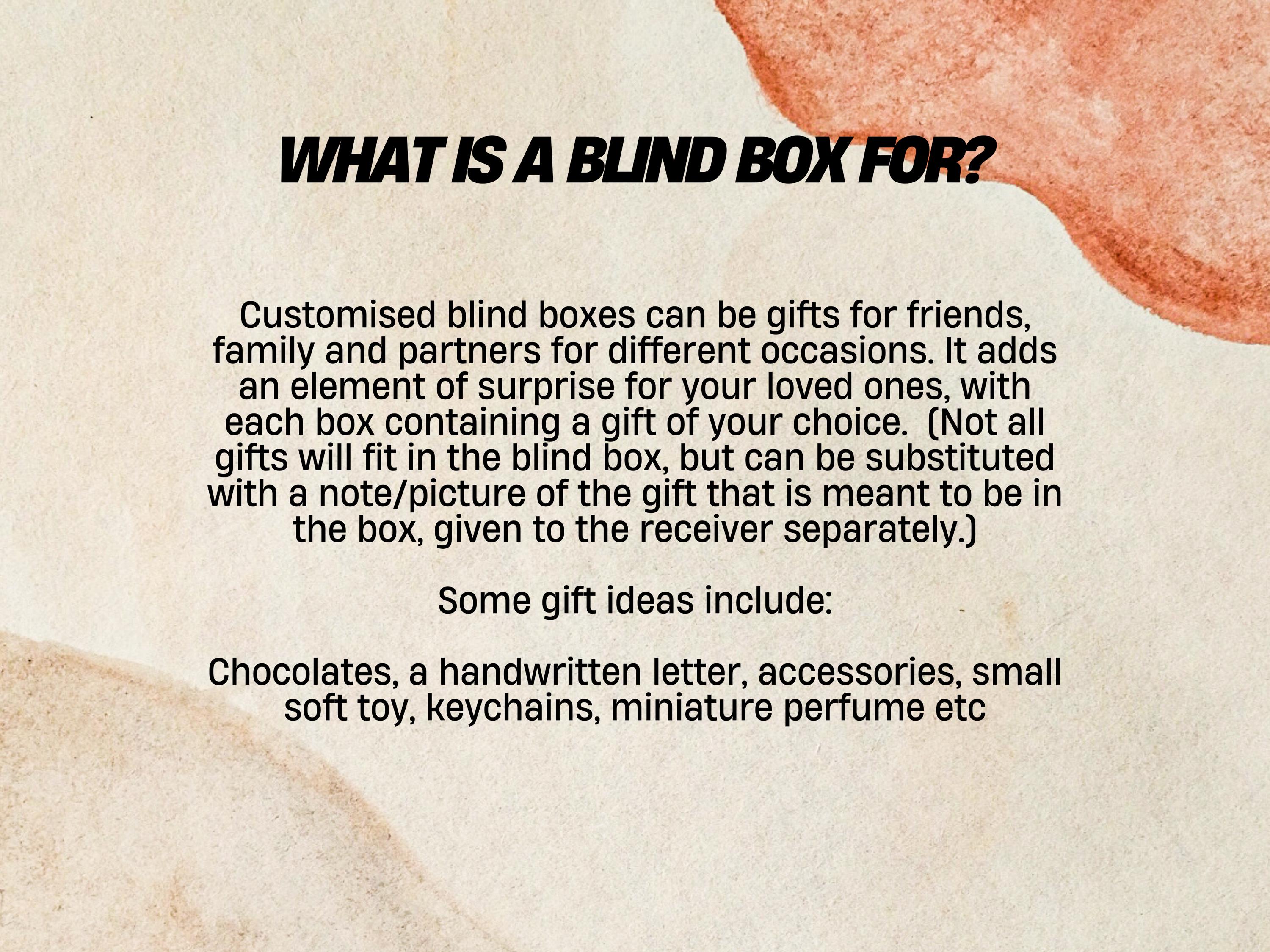 Blind Box Template - Etsy