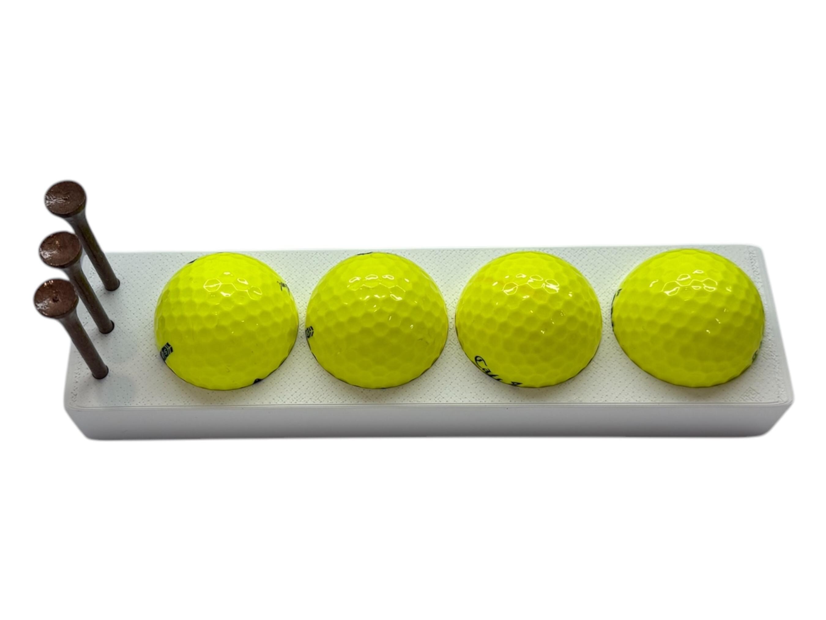 Golf Ball Holder for Golf Carts