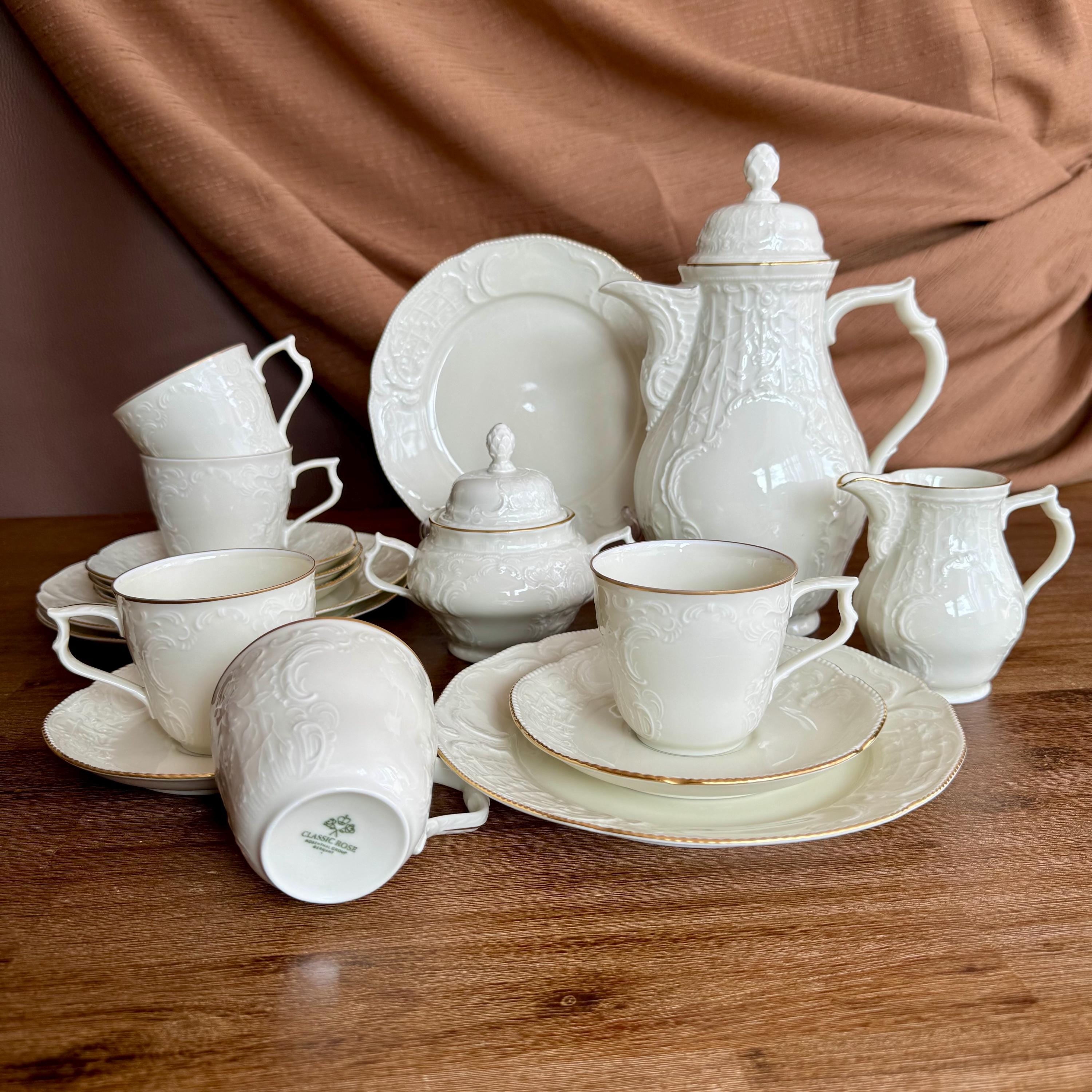 Rosenthal CLASSIC ROSEティーセット 13点 ギフトセット - ローゼン