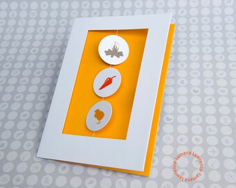 Smokin' Hot Chick, Birthday Card, Fun Birthday Card, Whimsical Birthday Card, Significant Other Birthday Card