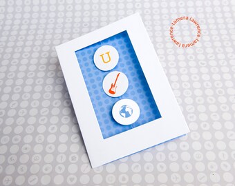 You Rock My World, Anniversary Card, Music Lover Anniversary Card, Fun Anniversary Card, Husband Card, Spouse Card, Significant Other Card